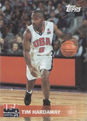 Vintage Champion 1996 Team USA Tim Hardaway #6 Jersey Youth