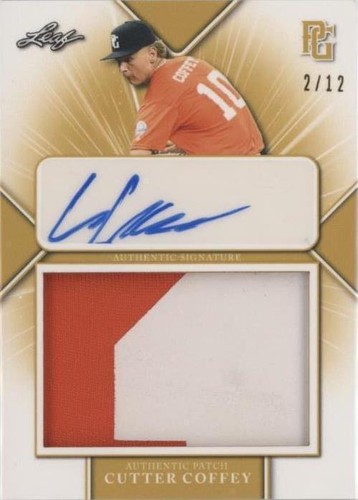 2021 Leaf Perfect Game National Showcase - Cutter Coffey #PA-CC4