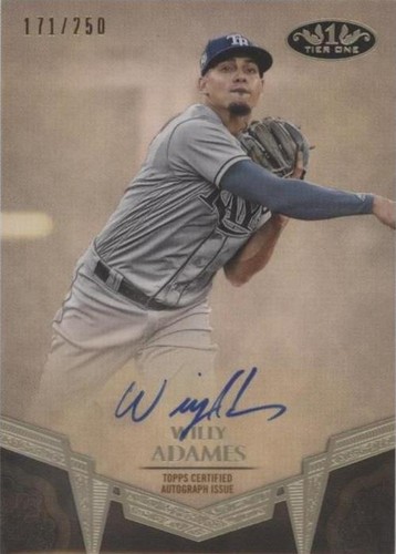 2019 Topps Tier One - Willy Adames #BA-WA