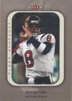 2003 Fleer Snapshot David Carr #9