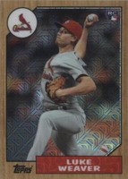 2017 Topps Silver Pack 1987 Design Chrome - Luke Weaver #87-LW