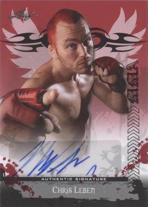 2010 Leaf MMA - Chris Leben #AU-CL1