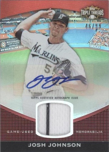 2011 Topps Triple Threads - Josh Johnson #TTUAR-42