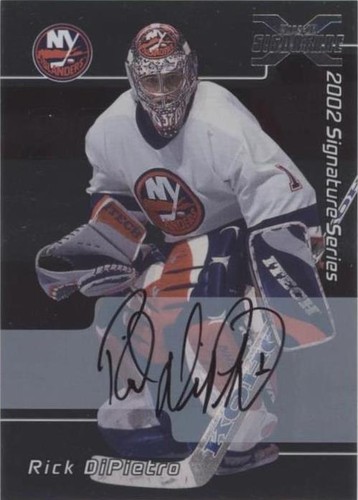 2002-03 In the Game Be A Player Signature Series - Rick DiPietro #001
