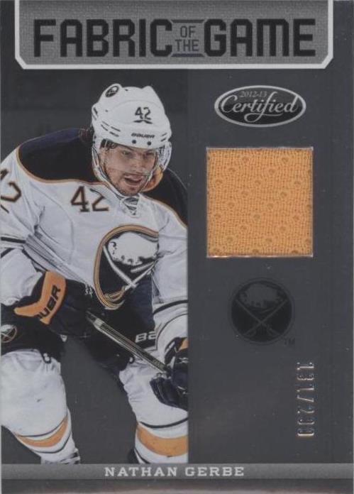 2012-13 Panini Certified - Nathan Gerbe #FOG-NG