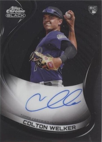 2022 Topps Chrome Black - Colton Welker #CBA-CW