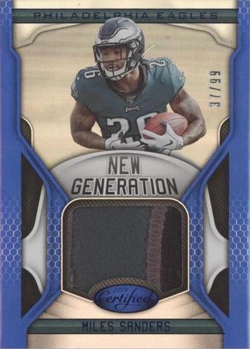 2019 Panini Certified Miles Sanders #NG-MS