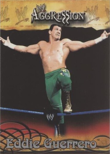 Eddie Guerrero 2003 Fleer WWE Aggression Card #54 New Japan Pro