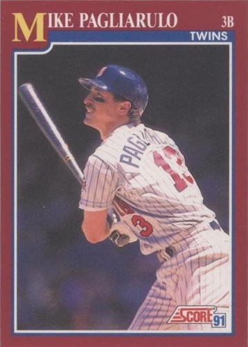 1991 Score Rookie & Traded - Mike Pagliarulo #42T