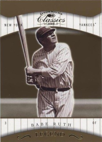 2001 Donruss Classics - Babe Ruth #180