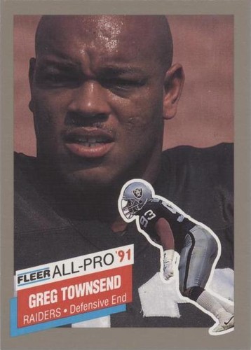 1991 Fleer Greg Townsend #6