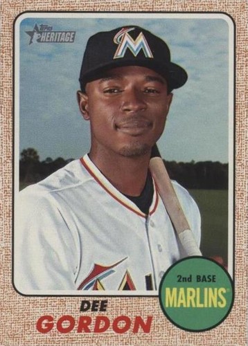 2017 Topps Heritage - Dee Gordon #447