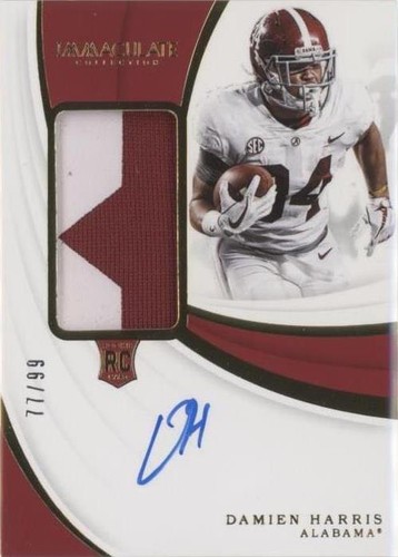 2019 Panini Immaculate Collection Collegiate Damien Harris #106