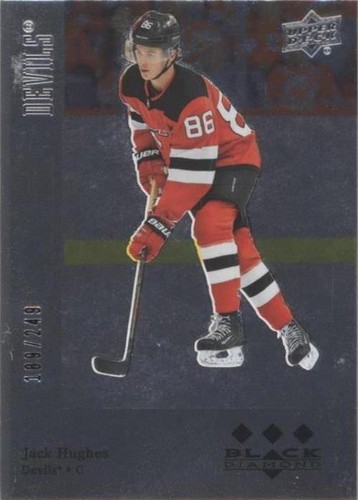 2019-20 Upper Deck Black Diamond - Jack Hughes #BDT-JH