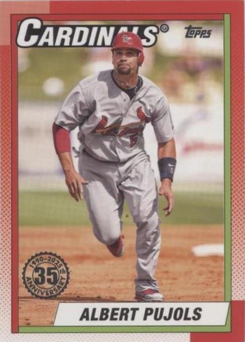 2025 Donruss Albert Pujols Signature Series Purple Foil Auto #4/25