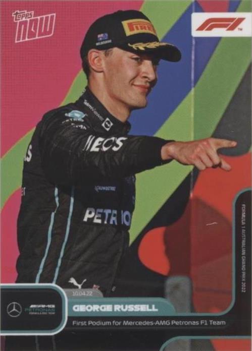 2022 Topps Now F1 - George Russell #010