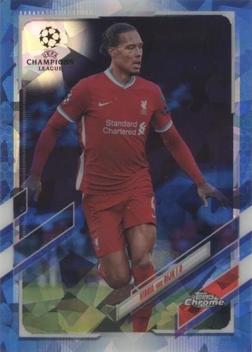 2020-21 Topps Chrome UCL Sapphire Edition Virgil van Dijk #46