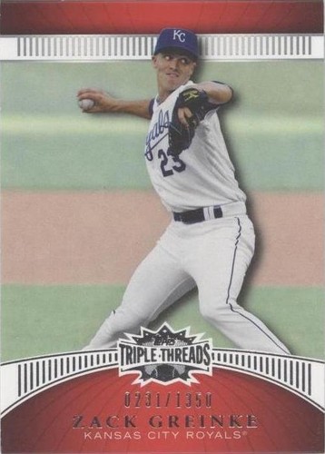 2010 Topps Triple Threads - Zack Greinke #68