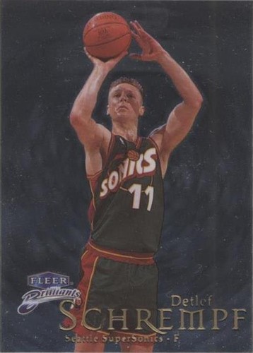 1998-99 Fleer Brilliants - Detlef Schrempf #98
