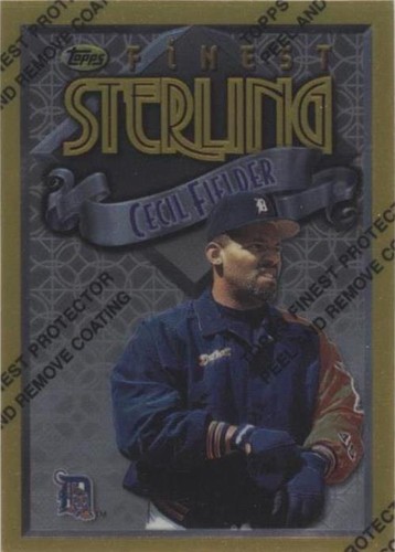 1996 Topps Finest - Cecil Fielder #290