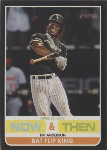 2020 Topps Heritage High Number - Tim Anderson #NT-11
