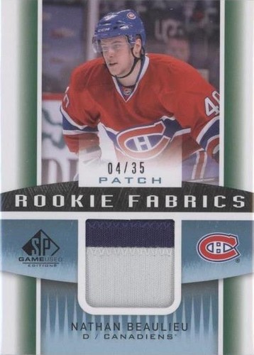 2013-14 SP Game Used Edition - Nathan Beaulieu #RF-NB