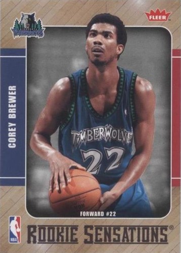 2007-08 Fleer - Corey Brewer #RS-7