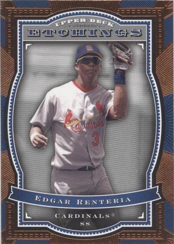 2004 Upper Deck Etchings - Edgar Renteria #14