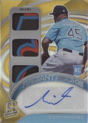 2021 Panini Spectra - Sixto Sanchez #RRJA-SS