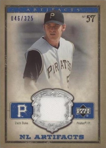 2006 Upper Deck Artifacts - Zach Duke #NL-ZD