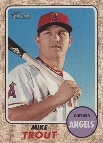 2017 Topps Heritage - Mike Trout #450