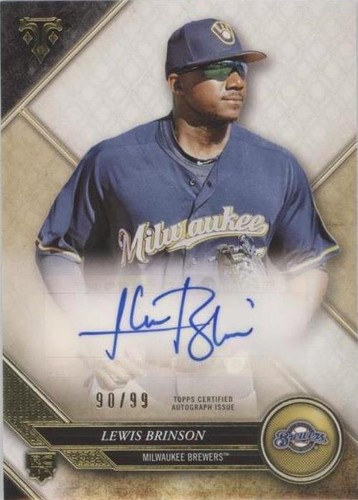 2017 Topps Triple Threads - Lewis Brinson #RA-LB