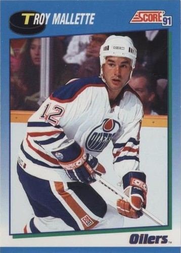 1991-92 Score Canadian - Troy Mallette #601