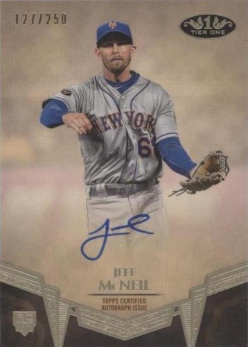 2019 Topps Tier One - Jeff McNeil #BA-JMC