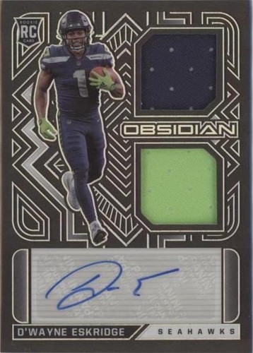 2021 Panini Obsidian D'Wayne Eskridge #RJI-DE