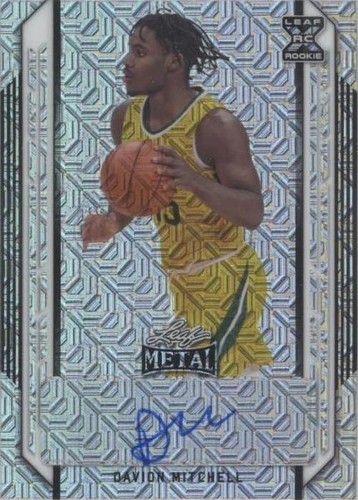 2021-22 Leaf Metal - Davion Mitchell #BA-DM1