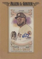 2021 Topps Allen & Ginter's - Cristian Javier #FMA-CJ