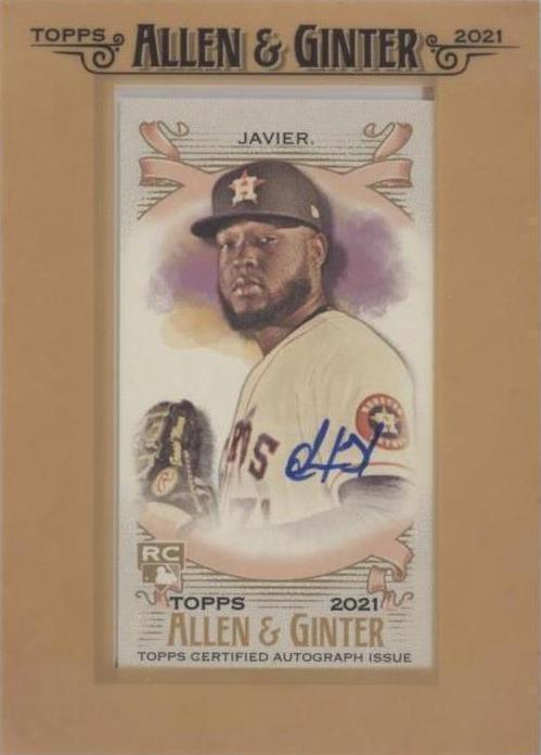 2021 Topps Allen & Ginter's - Cristian Javier #FMA-CJ