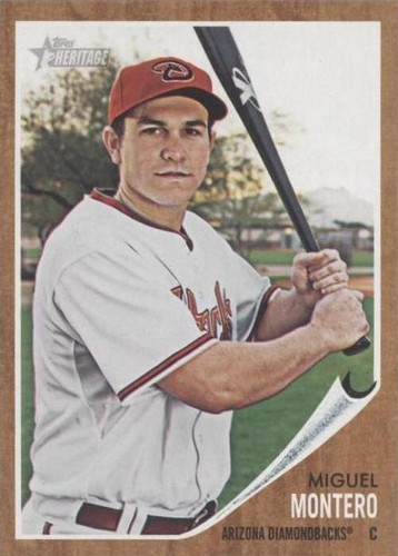 2011 Topps Heritage - Miguel Montero #420