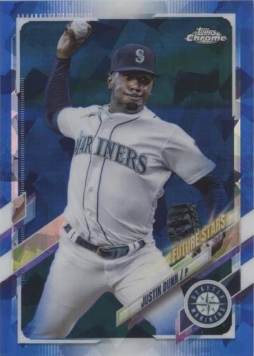 2021 Topps Chrome Sapphire Edition - Justin Dunn #215