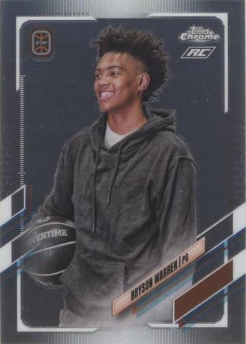 2021-22 Topps Chrome OTE Overtime Elite - Bryson Warren #58