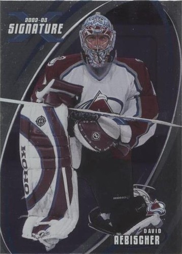 2002-03 In the Game Be A Player Signature Series - David Aebischer #072