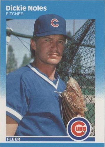 1987 Fleer Update - Dickie Noles #U-91