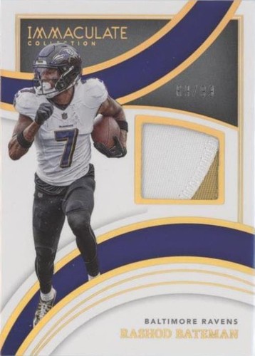 2022 Panini Immaculate Collection Rashod Bateman #IM-RBA