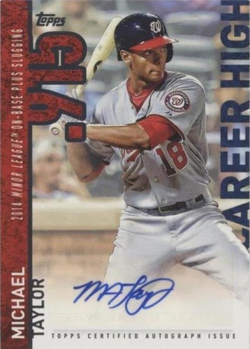 2015 Topps - Michael Taylor #CHA-MT