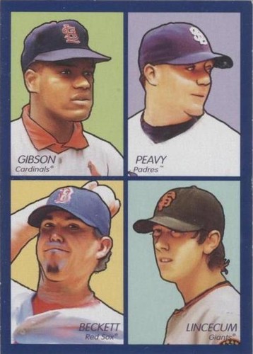 2009 Upper Deck Goudey - Bob Gibson Jake Peavy Josh Beckett #35-3
