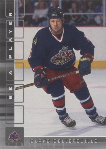 2001-02 In the Game Be A Player Memorabilia - Blake Bellefeuille #362