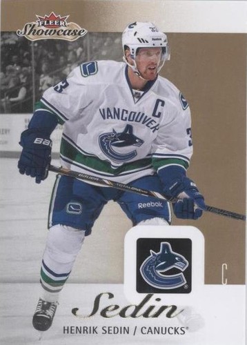 2013-14 Fleer Showcase - Henrik Sedin #94