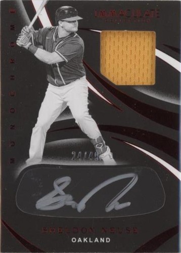 2020 Panini Immaculate Collection - Sheldon Neuse #MC-SN