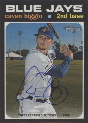 2020 Topps Heritage High Number - Cavan Biggio #ROA-CB